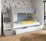 Etagenbett / Stockbett | Weiß / Grau | Liegefläche: 80 x 200 cm | 4 Schubladen | inkl. Lattenrost | Kinder | Jugend