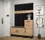 Wandpaneel mit edlen Design Farbe: Anthrazit - Abmessungen: 42 x 42 x 4 cm (H x B x T)