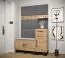 Wandpaneel mit eleganten Design Farbe: Grau - Abmessungen: 42 x 42 x 4 cm (H x B x T)