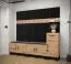 Wandpaneel mit edlen Design Farbe: Anthrazit - Abmessungen: 42 x 42 x 4 cm (H x B x T)