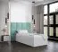 Wandpaneel mit modernen Design Farbe: Hellblau - Abmessungen: 42 x 42 x 4 cm (H x B x T)