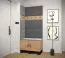 Wandpaneel mit eleganten Design Farbe: Grau - Abmessungen: 42 x 42 x 4 cm (H x B x T)