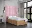 Elegantes Wandpaneel Farbe: Rosa - Abmessungen: 42 x 42 x 4 cm (H x B x T)