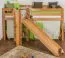 Kinderhochbett mit Rutsche