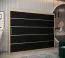 250 cm breiter Kleiderschrank mit 10 Fächern und 3 Türen | Farbe: Sonoma Eiche Abbildung