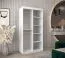 1 Meter breiter Kleiderschrank mit 2 Türen | Farbe: Sonoma Eiche / Weiß Abbildung