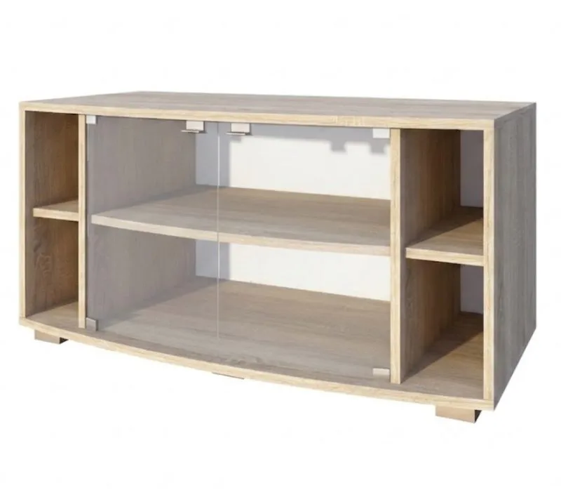 TV-Unterschrank Rabaul 10, Farbe: Sonoma Eiche - Abmessungen: 47 x 120 x 48 cm (H x B x T)
