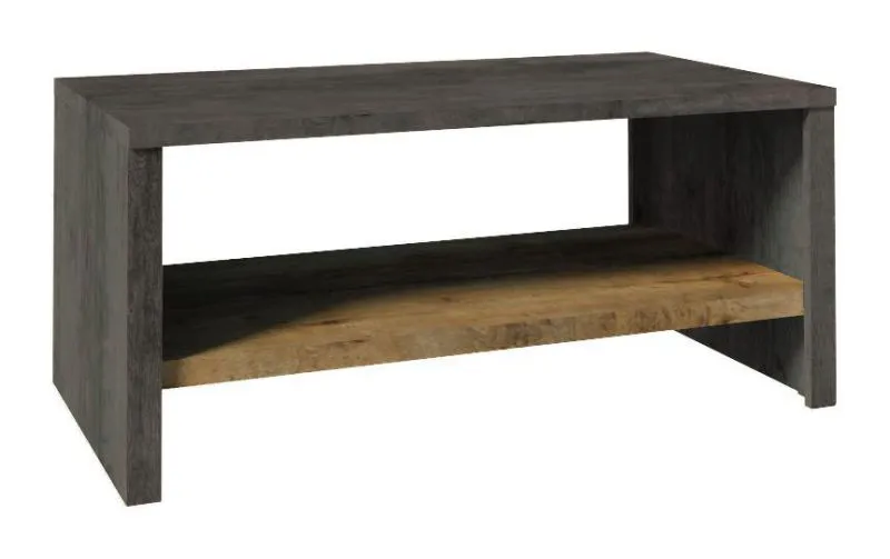 Couchtisch Farbe: Eiche Dunkelbraun 53x120x60 cm Wohnzimmermöbel Wohnzimmereinrichtung Abbildung