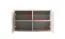 TV-Unterschrank / TV-Board mit Push-to-open Funktion Boquilla 01, Farbe: Kaschmir, kann hängend oder stehend aufgebaut werden, Maße: 40 x 140 x 40 cm