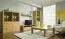 Easy Möbel Wohnzimmer Komplett - Set J Jussara, 5 - teilig, teilmassiv, Farbe: Natur