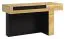Schlafzimmer Komplett - Set C Lipik, 9-teilig, teilmassiv, Farbe: Eiche / Schwarz