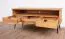 TV-Unterschrank Rolleston 24 Wildeiche massiv geölt - Abmessungen: 57 x 144 x 46 cm (H x B x T)