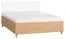 Doppelbett Arbolita 24 inkl. Lattenrost, Farbe: Eiche / Weiß - Liegefläche: 140 x 200 cm (B x L)
