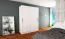 150 cm breiter Kleiderschrank mit 5 Fächern und 2 Türen | Farbe: Weiß Abbildung