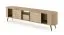 TV-Unterschrank | 2 Schiebetüren | Farbe: Eiche Cremona | 1 Schublade | Push-to-open Funktion | 196 x 40 x 51 cm | abgerundete Seiten | ABS-Kanten | TV-Möbel