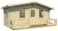 Gartenhaus Feuersang 03 inkl. Fußboden - 70 mm Blockbohlenhaus, Grundfläche: 15,9 m², Satteldach