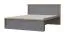Doppelbett Lotofaga 23, Farbe: Grau / Walnuss - Liegefläche: 180 x 200 cm (B x L)