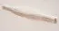 Vitrine Gataivai 27, Farbe: Beige Hochglanz / Walnuss - Abmessungen: 194 x 61 x 41 cm (H x B x T)