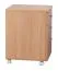 Rollcontainer mit 3 Schubladen, Farbe: Buche - Abmessungen: 60 x 40 x 45 cm (H x B x T)