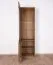Vitrine Fazenda 03, Farbe: Dunkelbraun, Eiche teilmassiv – 199 x 61 x 41 cm (H x B x T)