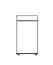 Kleiderschrank | 2 Drehtüren | 1 Fach | mit Kleiderstange | 80 cm breit | Massivholz | Farbe: Natur Abbildung