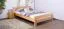 Doppelbett "Easy Premium Line" K6 in Überlänge,160 x 220 cm Buche Vollholz massiv Natur