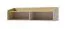 Wandregal Sampont 11, Beige / Eiche hell, 33 x 125 x 33 cm, mit 2 geräumigen Fächern, Hängeregal, ABS-Kanten, robust und stabil, lange Lebensdauer