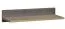 Küchenregal Hängeregal Küchen-Wandregal - 60 cm breit, Farbe: Braun Abbildung