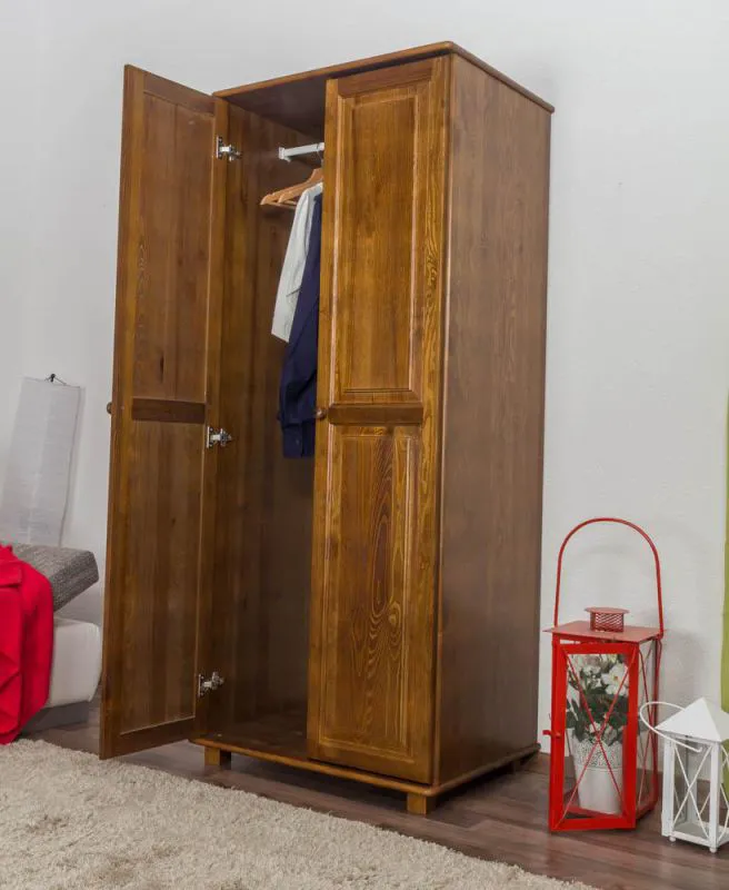 Schrank, Farbe: Eiche 190x80x60 cm Abbildung