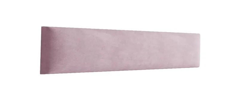 Polsterpaneele, 10er Set, Farbe: Rosa, Bezug: Velour, Maße: 80 x 15 cm