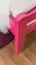 Kinderbett / Jugendbett "Easy Premium Line" K1/2n, Buche Vollholz massiv rosa lackiert - Liegefläche: 90 x 190 cm