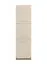Hoher Küchenschrank mit genügend Stauraum Mionica 03, Farbe: Eiche Grau / Sandfarben, ABS-Kantenschutz, Maße: 214,5 x 60 x 57,5 cm, für Küchen