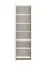 Hoher Küchenschrank mit genügend Stauraum Mionica 03, Farbe: Eiche Grau / Sandfarben, ABS-Kantenschutz, Maße: 214,5 x 60 x 57,5 cm, für Küchen