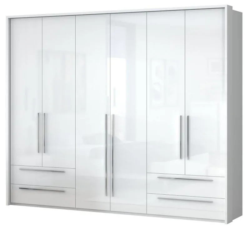 Kleiderschrank weiß hochglanz Abbildung