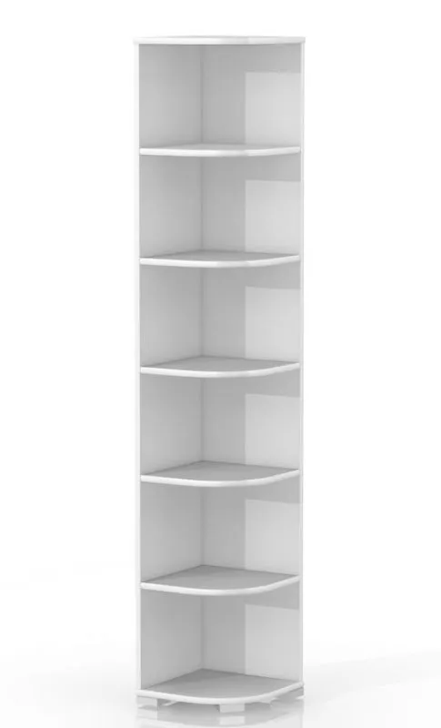 Regal für Kinderzimmer 37 cm breit, Farbe: Weiß Abbildung