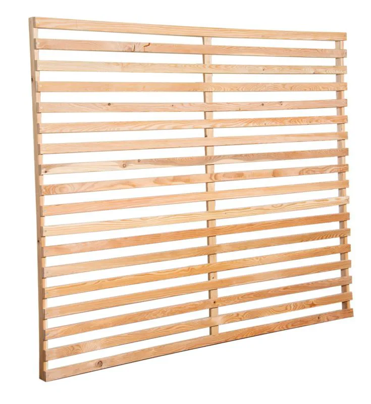 Seitenwand für Holzpavillon "Almsee", unbehandelt, aus österreichischer Hochgebirgslärche, Lamellen: 44 / 20 mm, Maße: 149 x 177 (H x B)