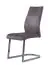 Schlichter Stuhl Maridi 105 mit dunklem Stoffbezug, Grau, 97 x 62 x 45 cm, fügt sich harmonisch in jedes Esszimmer ein, gut kombinierbar, bequem