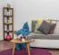 Regal, Küchenregal, Wohnzimmerregal, Bücherregal - 30 cm breit, Kiefer Holz-Massiv, Farbe: Eiche