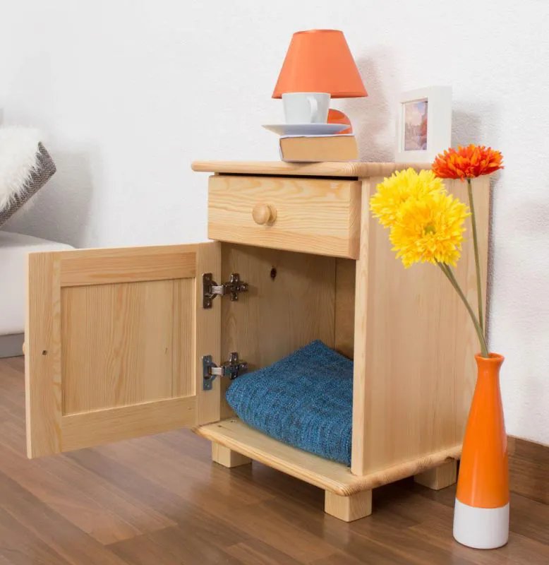Nachttisch Natur Kiefer massiv Abbildung