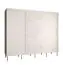 Moderner Kleiderschrank mit genügend Stauraum Jotunheimen 35, Farbe: Weiß - Abmessungen: 208 x 250,5 x 62 cm (H x B x T)