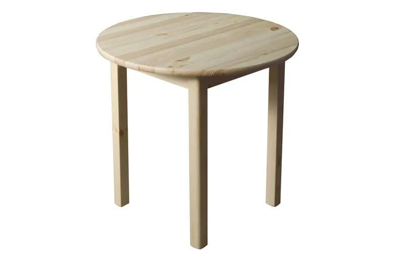 Esstisch Esszimmertisch 80x80 cm Kiefer massiv, Farbe: Natur Abbildung