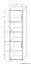 Schrank Curug 21, Farbe: Eiche / Buche hell - Abmessungen: 188 x 50 x 34 cm (H x B x T)