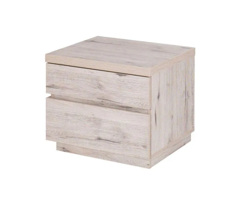 Nachtkommode Eiche 40x47x42 (HxBxT) MDF Abbildung