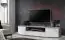 TV-Unterschrank mit Push-to-open Funktion Nese 06, Farbe: Weiß Hochglanz / Eiche San Remo - Abmessungen: 43 x 190 x 48 cm (H x B x T)