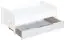 Schublade für Kinderbett / Jugendbett Milo 32, Farbe: Weiß, massiv - 29 x 90 x 192 cm (H x B x L)