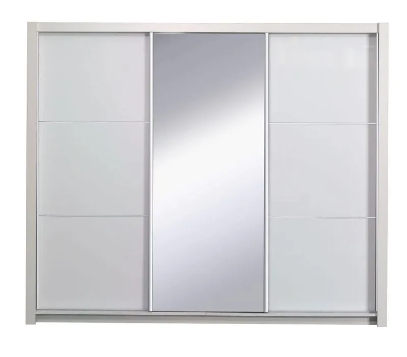 Schrank, Farbe: Weiß, Größe: 213x258x67 cm Abbildung
