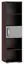 Regal Tabubil 16, Farbe: Wenge / Grau - Abmessungen: 145 x 41 x 41 cm (H x B x T)