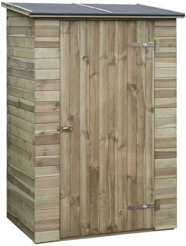 Gartenschrank / Geräteschrank 07A - Abmessungen: 120 x 83 x 188 cm (L x B x H)