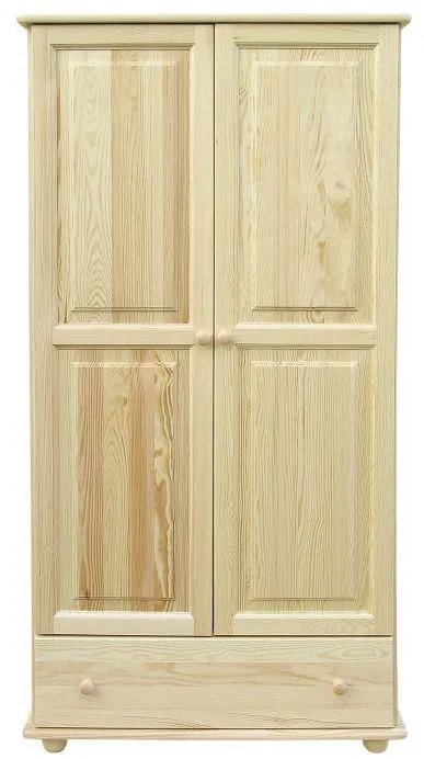 Garderobenschrank Kiefer Vollholz massiv natur  Abbildung
