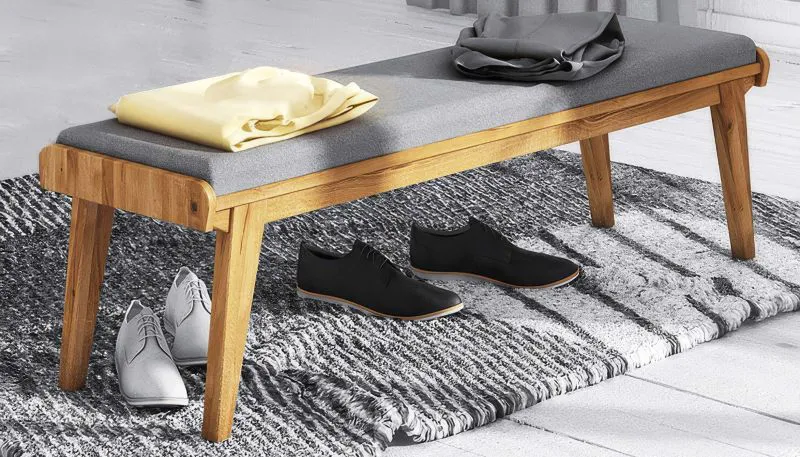 Bank Otago 32 Wildeiche massiv geölt - Abmessungen: 174 x 36 cm (L x B)